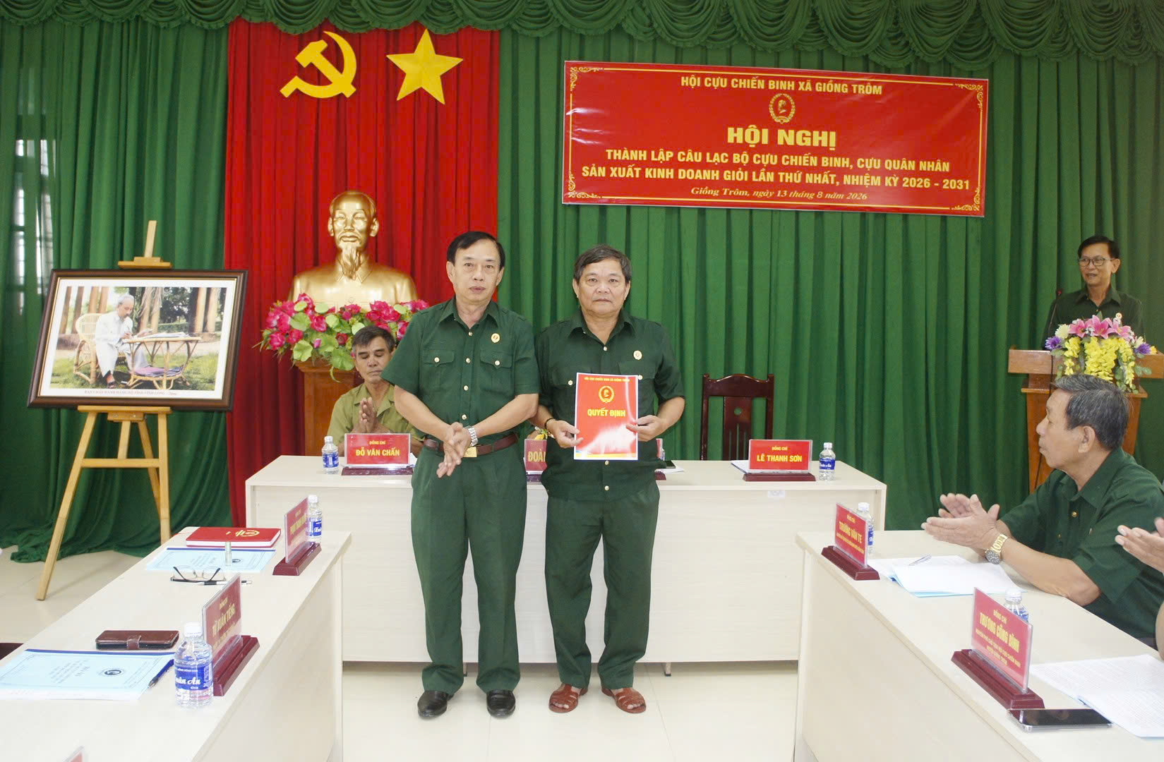 Giồng Trôm thành lập Câu lạc bộ Cựu chiến binh - Cựu quân nhân sản xuất kinh doanh giỏi