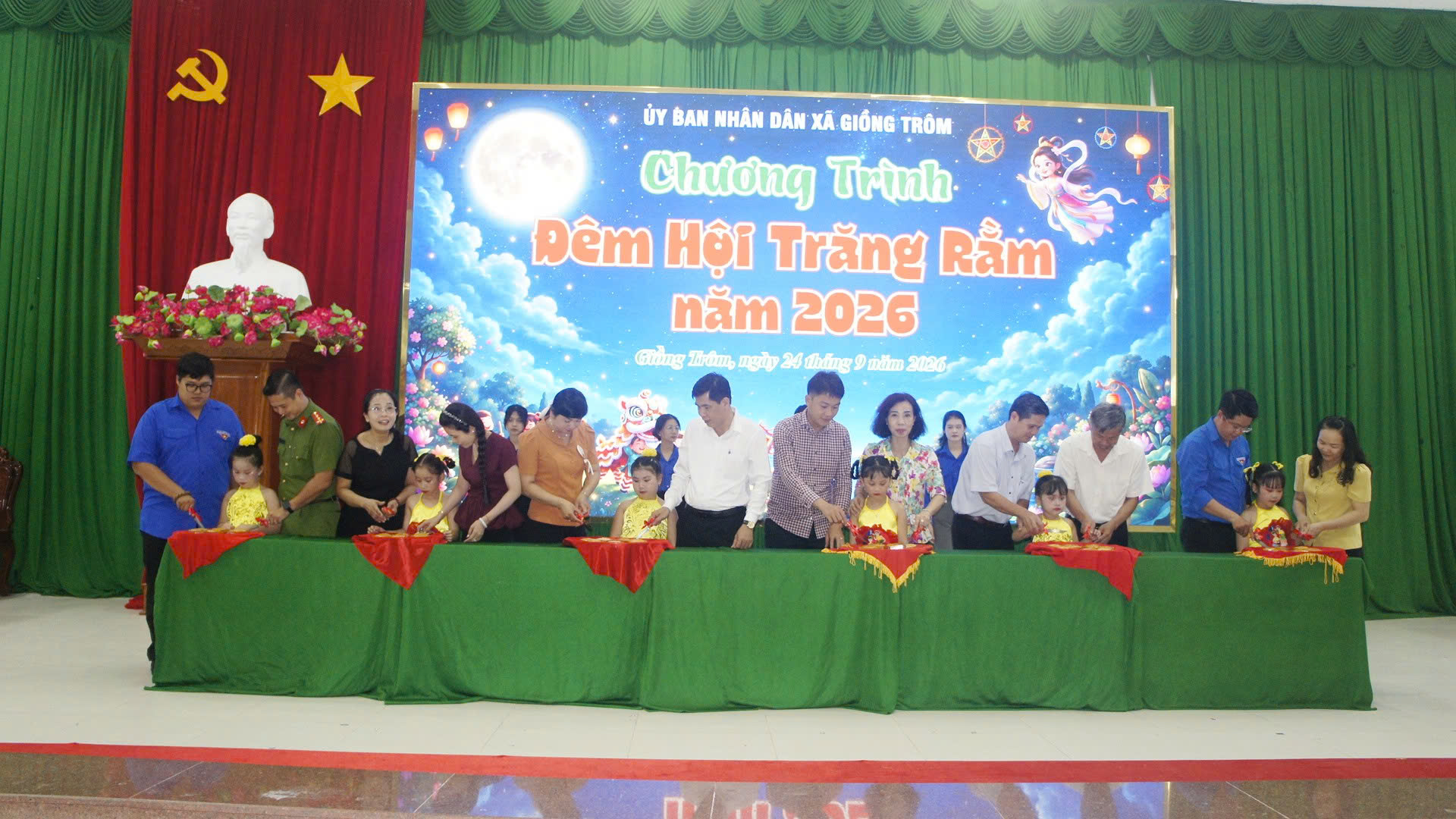 Giồng Trôm tổ chức Đêm hội trăng rằm năm 2026
