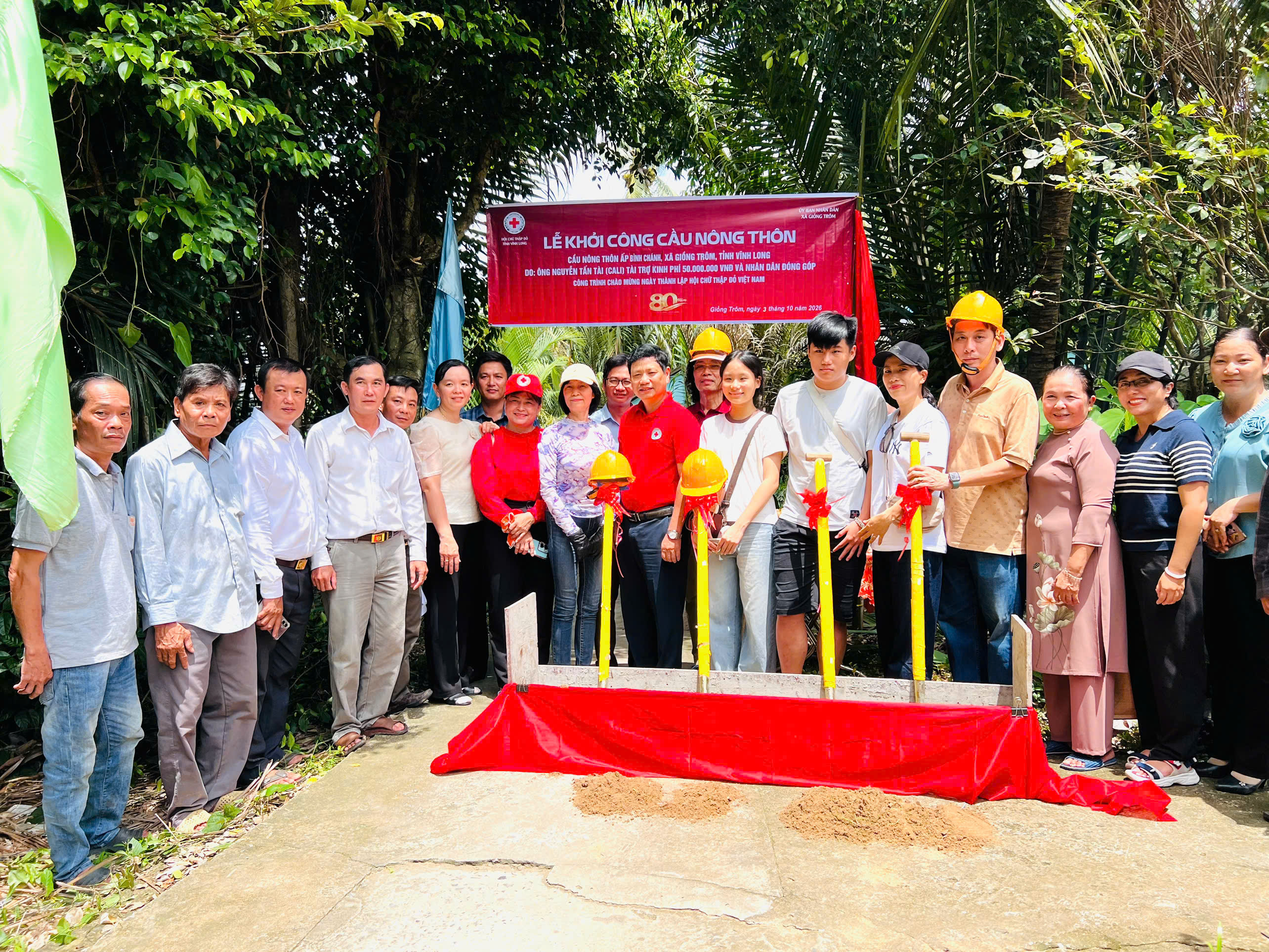 Khởi công xây dựng 3 cầu giao thông tại ấp Bình Chánh