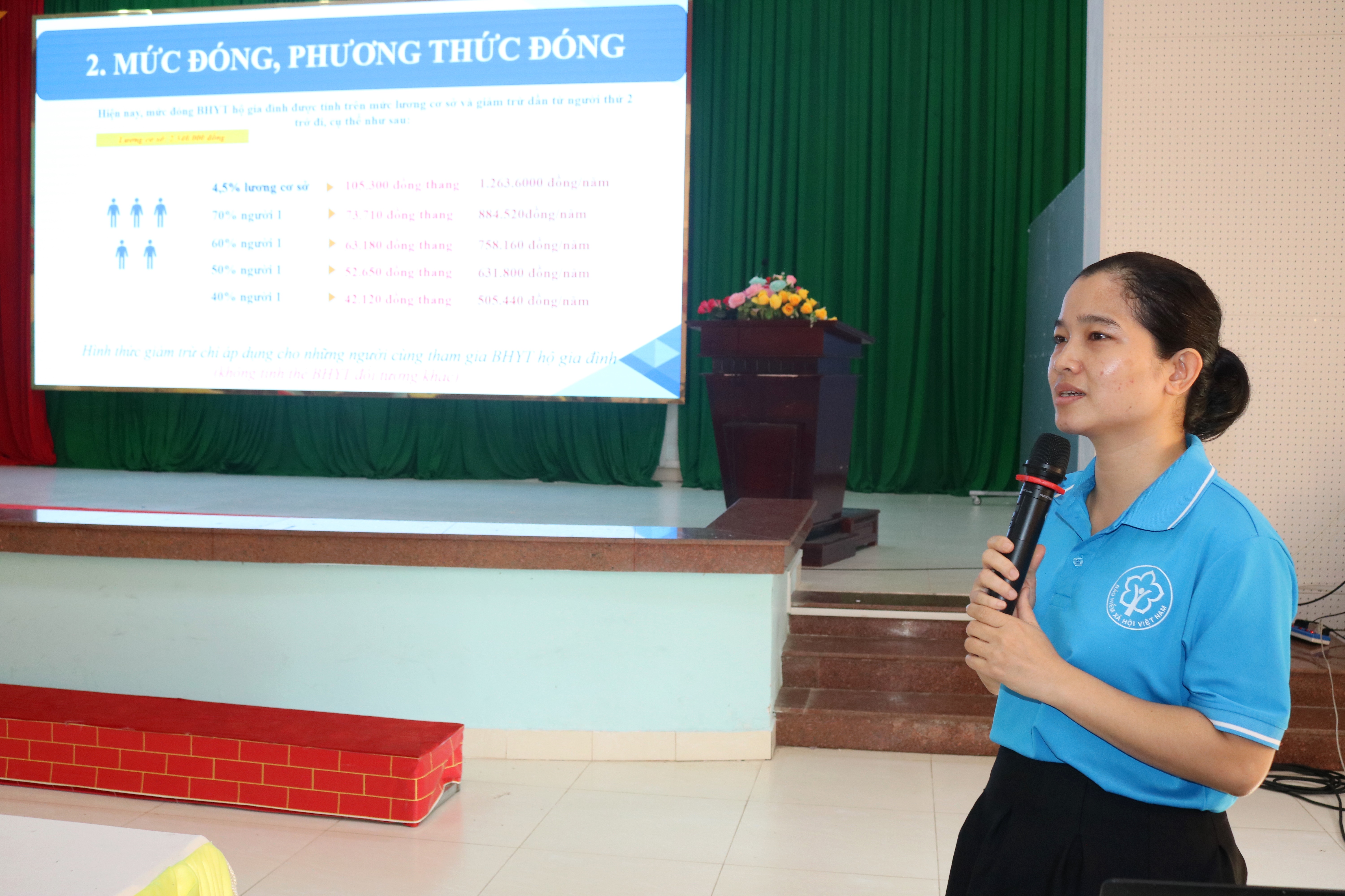 Giồng Trôm đẩy mạnh tuyên truyền chính sách Bảo hiểm y tế hộ gia đình, Bảo hiểm xã hội tự nguyện cho hội viên phụ nữ xã