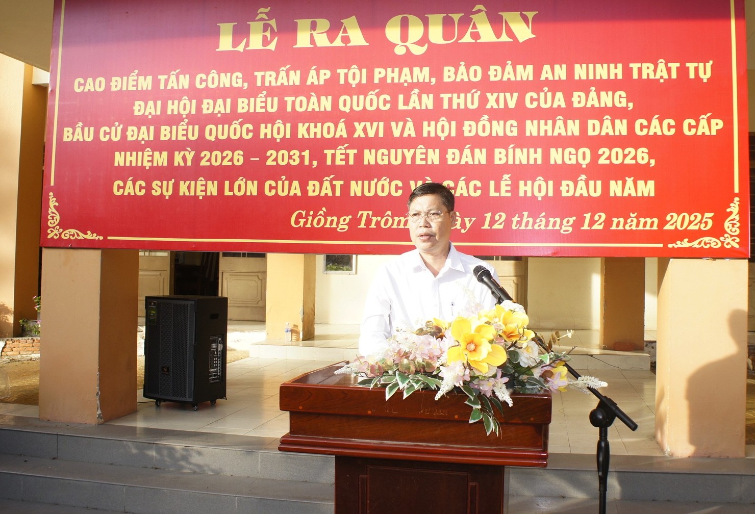 Giồng Trôm ra quân cao điểm tấn công, trấn áp tội phạm