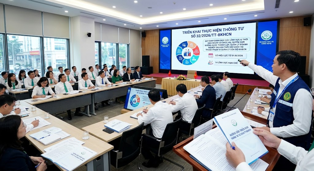 Giồng Trôm triển khai thực hiện Thông tư số 32/2026/TT-BKHCN ngày
11/6/2026 của Bộ Khoa học và Công nghệ