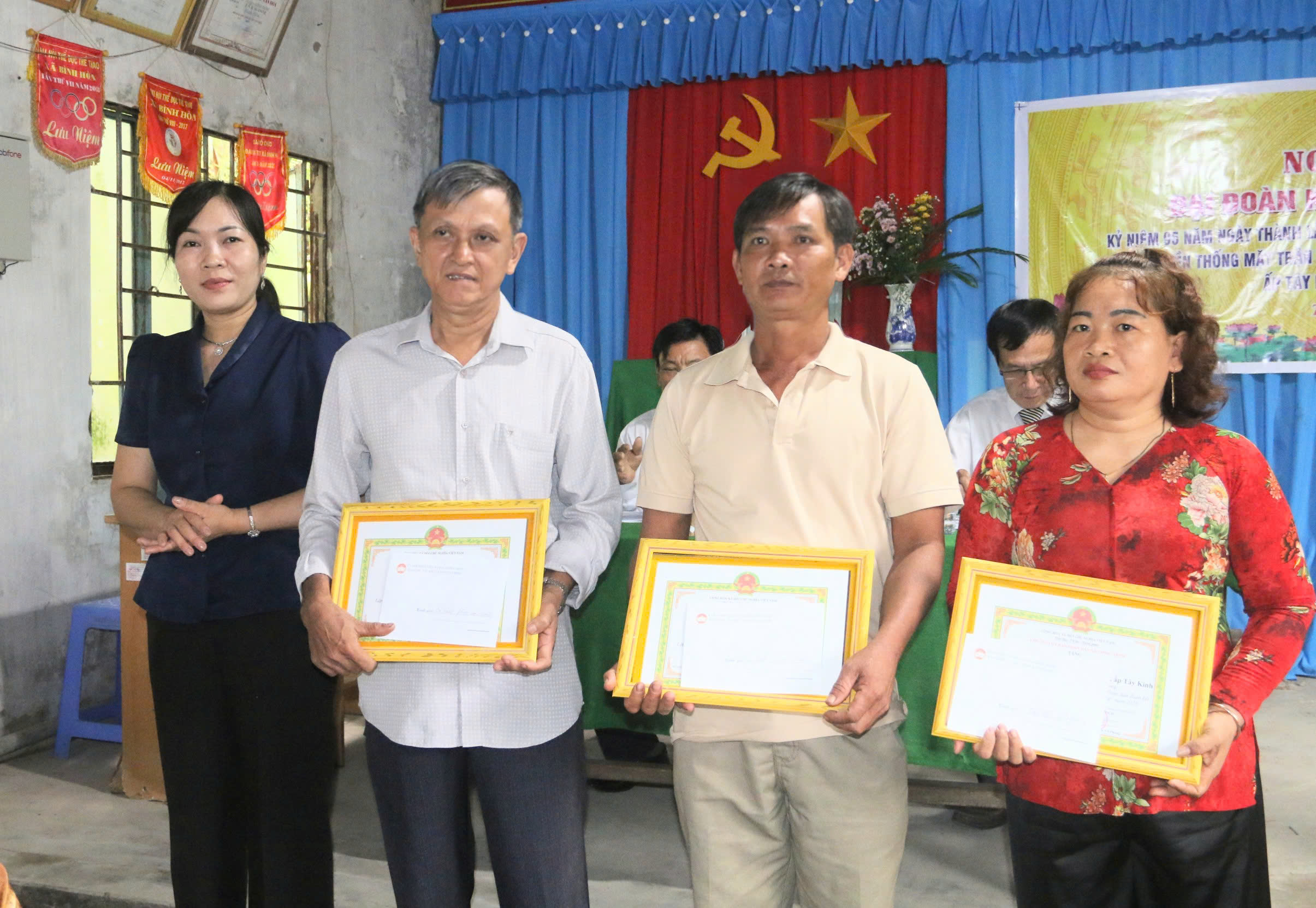 Ngày hội Đại đoàn kết toàn dân tộc năm 2025 ấp Tây Kinh, xã Giồng Trôm