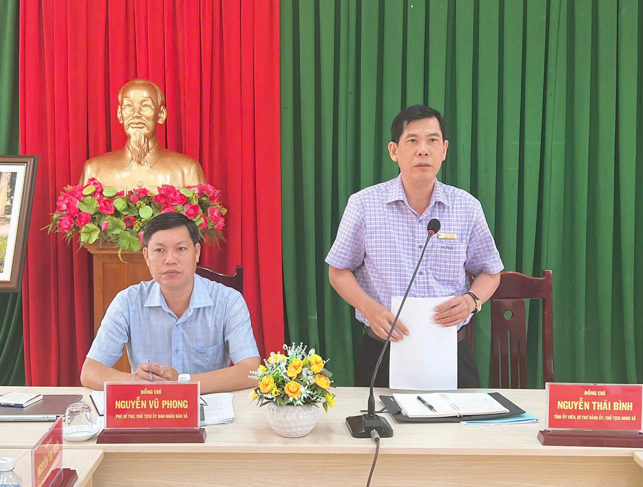 Sơ kết đánh giá kết quả thực hiện 6 tháng đầu năm và triển khai phương hướng, nhiệm vụ 6 tháng cuối năm 2026 của Ban chỉ đạo triển khai xóa nhà tạm, nhà dột nát trên địa bàn xã Giồng Trôm